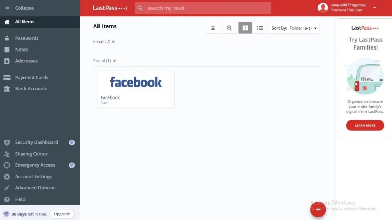 2 LastPass Extension Valut for Saving Passwords in Opera Browser