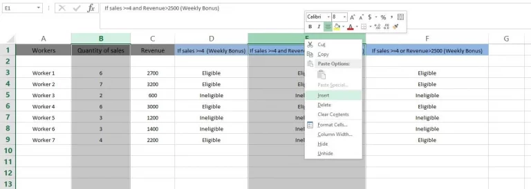 8 Adding Columns With Non adjacent Columns In Microsoft Excel
