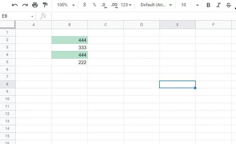 highlighted duplicate data