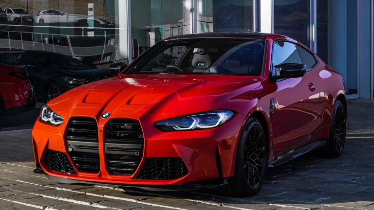 red BMW