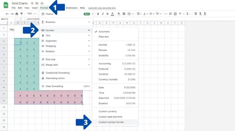 Customizing the Grid Chart 4