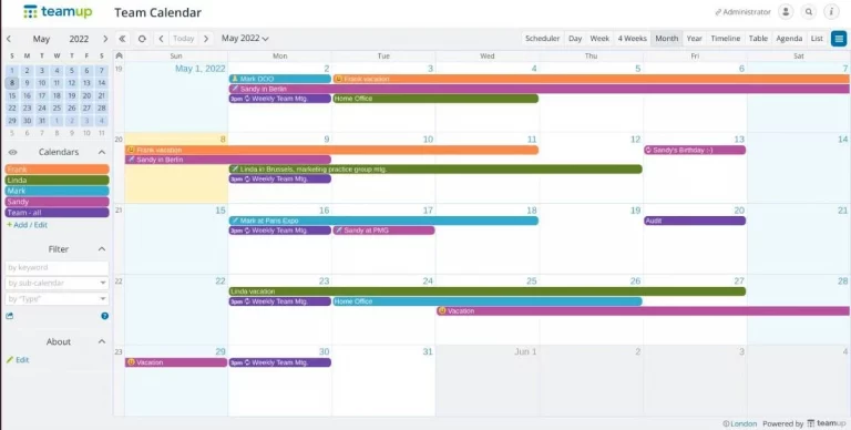 best calendar apps planning scheduling teamup