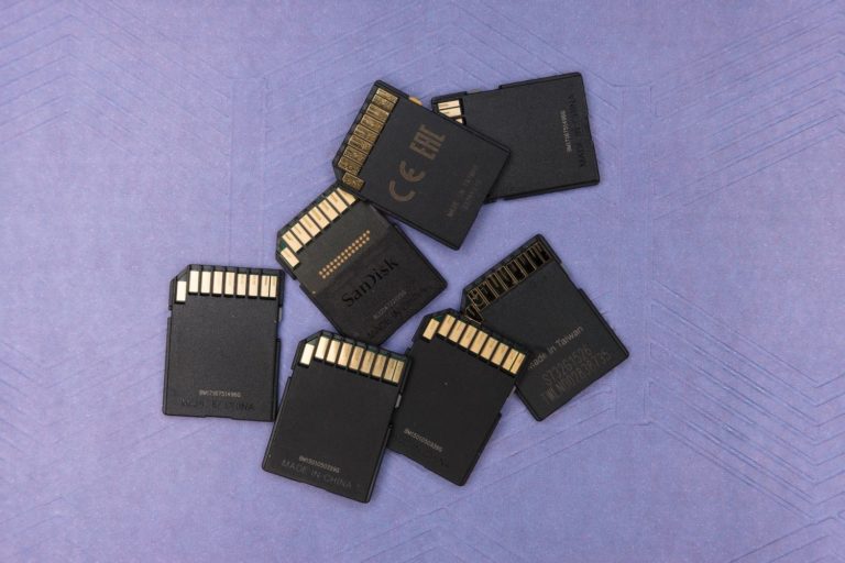 collection of sd cards for sd card recovery