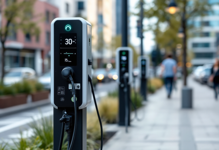 Colonnine elettriche per la ricarica di veicoli