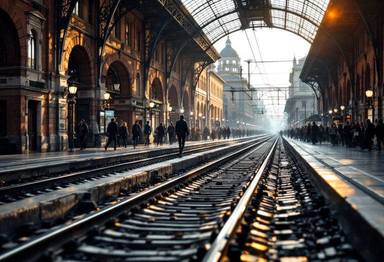 Giovani assistenti ai lavori per Ferrovie dello Stato