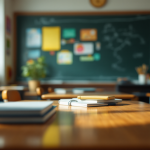Collaboratore scolastico che assiste in aula