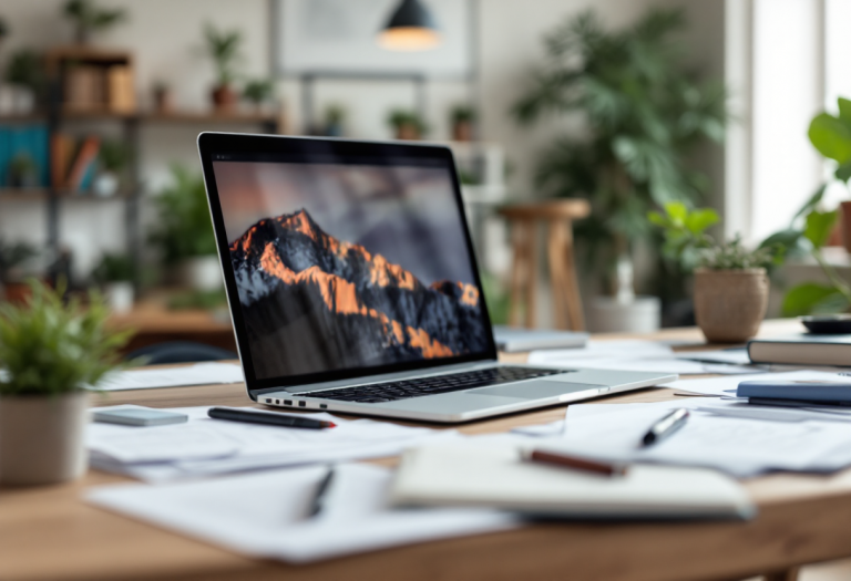 Illustrazione della comunicazione digitale moderna