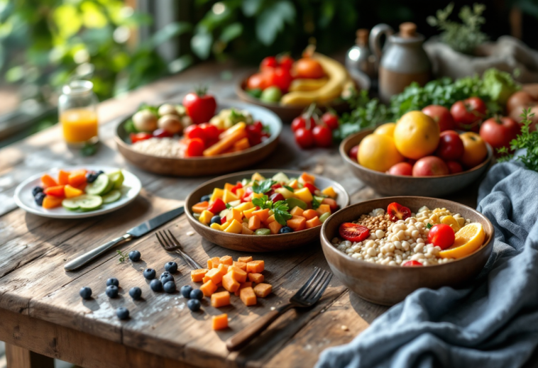 Piatto sano per dieta express e perdita di peso