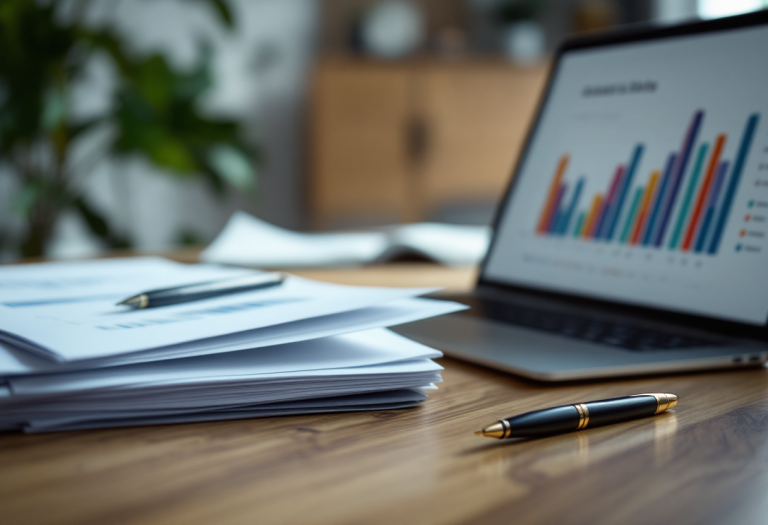 Cittadino che gestisce una raccomandata verde