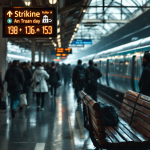 Manifestazione di lavoratori dei trasporti in Italia
