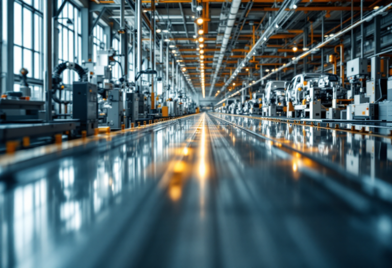 Logo Mercedes-Benz con sfondo industriale in Cina