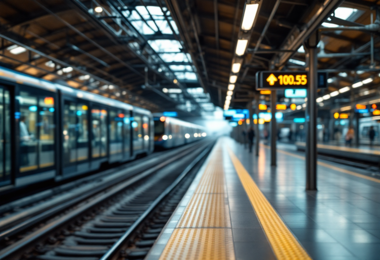 Manifestazione sindacale nel settore dei trasporti