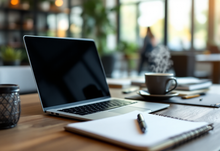 Uomo e donna over 50 discutono opportunità lavorative