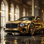 Auto di lusso rivestita in oro 18 carati