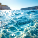 Immagine di un squalo gigante avvistato in mare