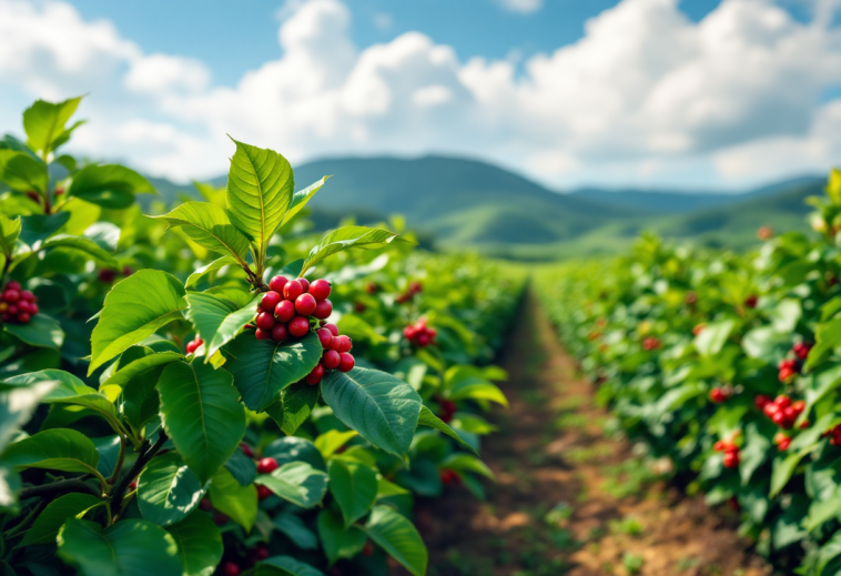 Immagine che rappresenta la filiera del caffè italiano