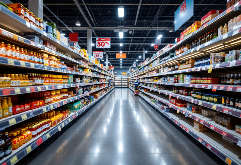 Immagine che rappresenta la crisi di Coop e le sue chiusure