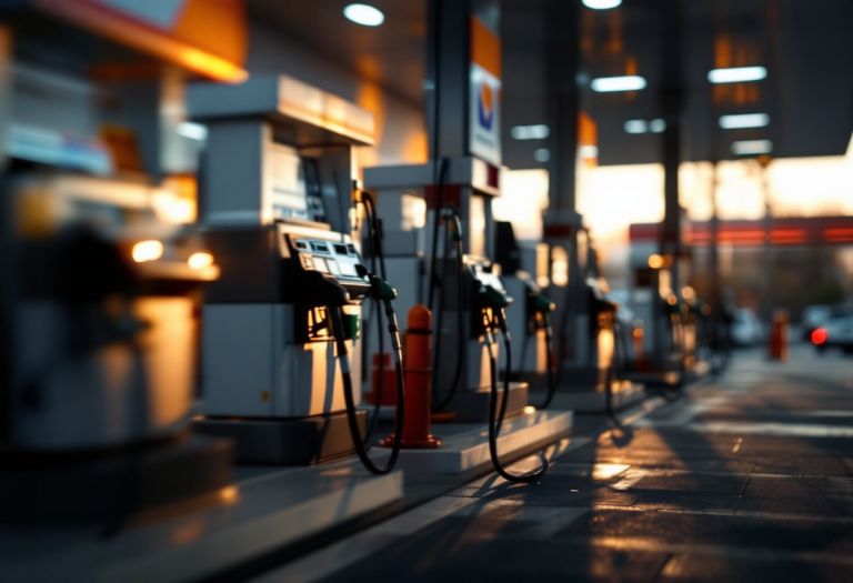 Immagine che illustra come difendersi dalle truffe nei distributori di carburante