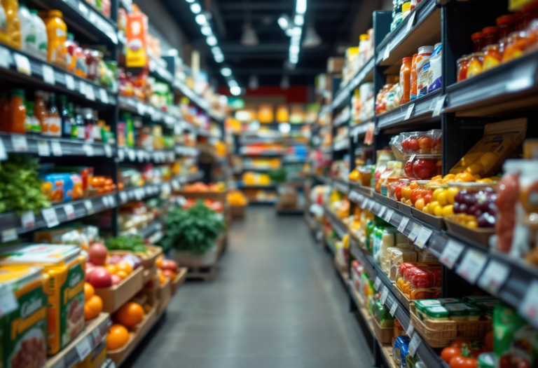 Immagine che rappresenta furti nei supermercati legati alla povertà