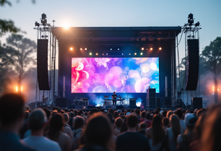 Gabry Ponte e Lucio Corsi durante l'Eurovision 2023
