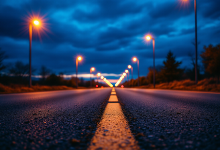 Illustrazione delle nuove regole sulle luci dell'auto