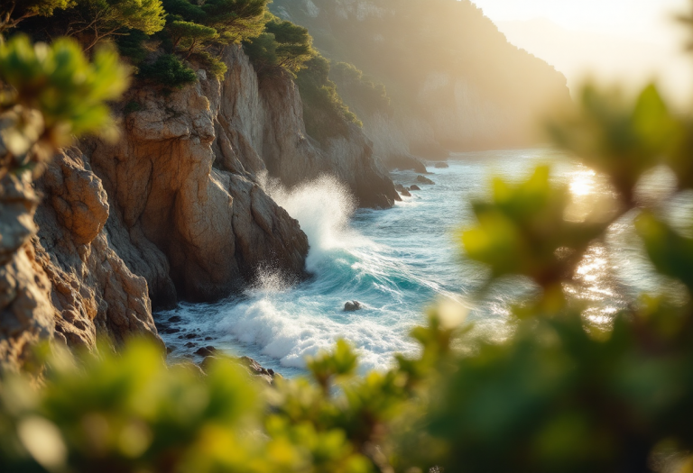 Vista panoramica di un esclusivo resort in Italia
