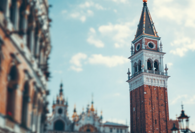 Campanile di San Marco rinnovato a Venezia