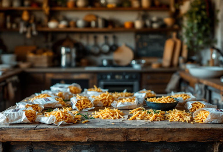 Immagine di pasta Coop richiamata per frammenti di legno