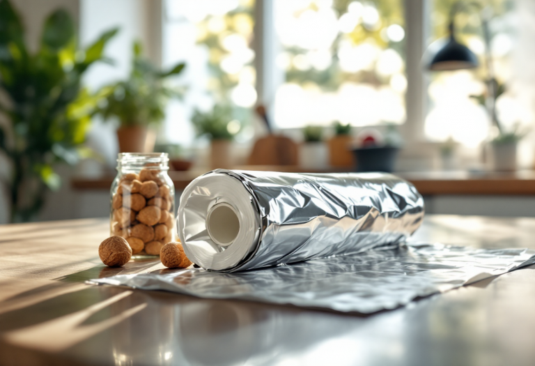 Utilizzo della carta stagnola per risparmiare energia