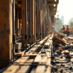 Immagine di un cantiere ad Arezzo dopo un incidente mortale