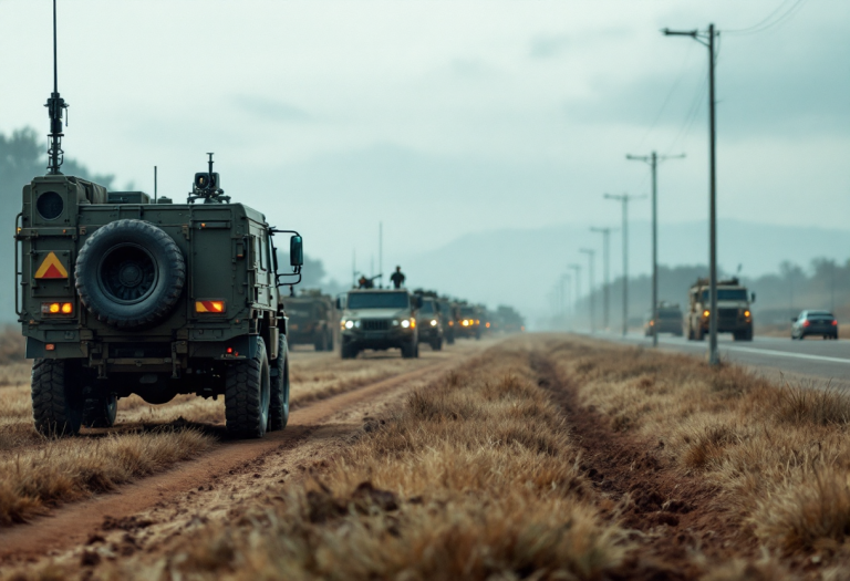 Immagine che rappresenta la mobilitazione militare in Italia.