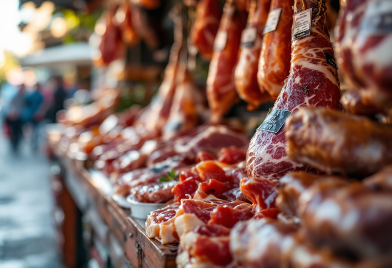 Immagine di salame contaminato richiamato per sicurezza