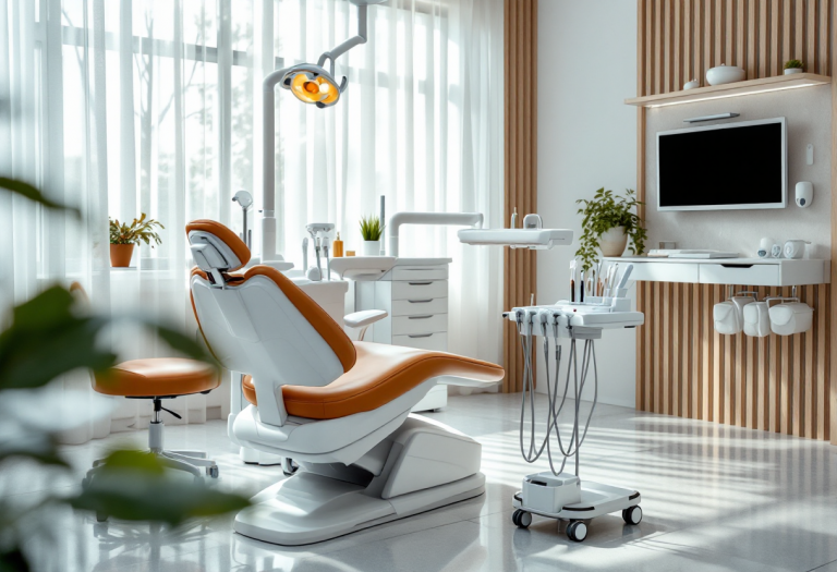 Immagine di un sorriso luminoso dopo sbiancamento dentale