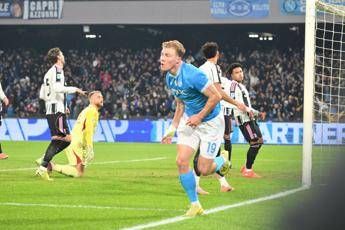napoli juve 2 1 doppietta di hojlund e conte e primo rivivi il match 2