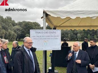 lotito siamo alle battute finali su documenti per flaminio gualtieri auspico che la lazio abbia la sua casa 2