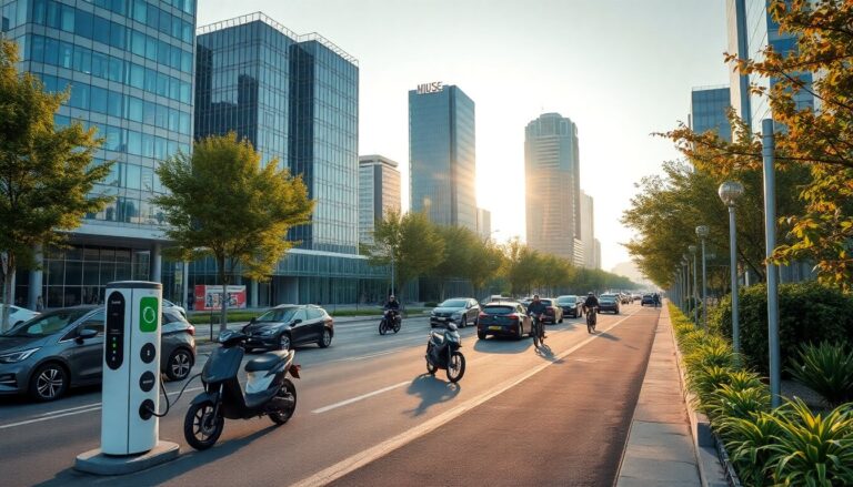 come la mobilita elettrica sta trasformando le citta 1768147465