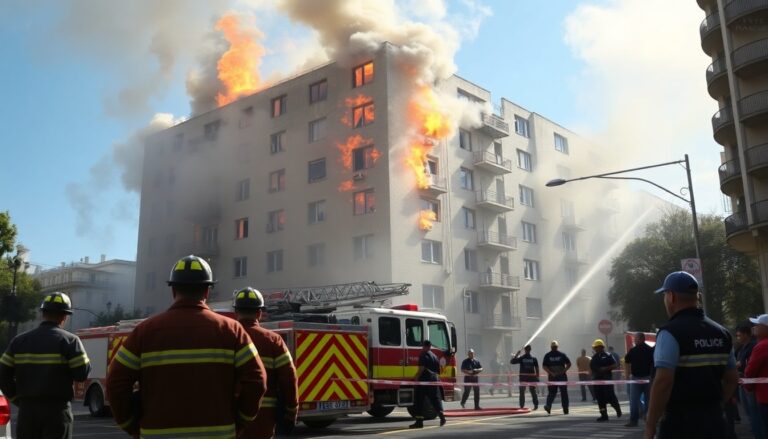incendio in centro citta provoca evacuazioni e panico tra i residenti 1768284264